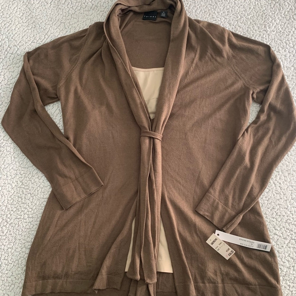 Long Sleeve Top with Inner Tank XL